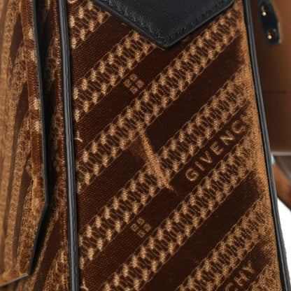 Givenchy Velvet Burnout Logo Medium Eden Brown 11 of 11