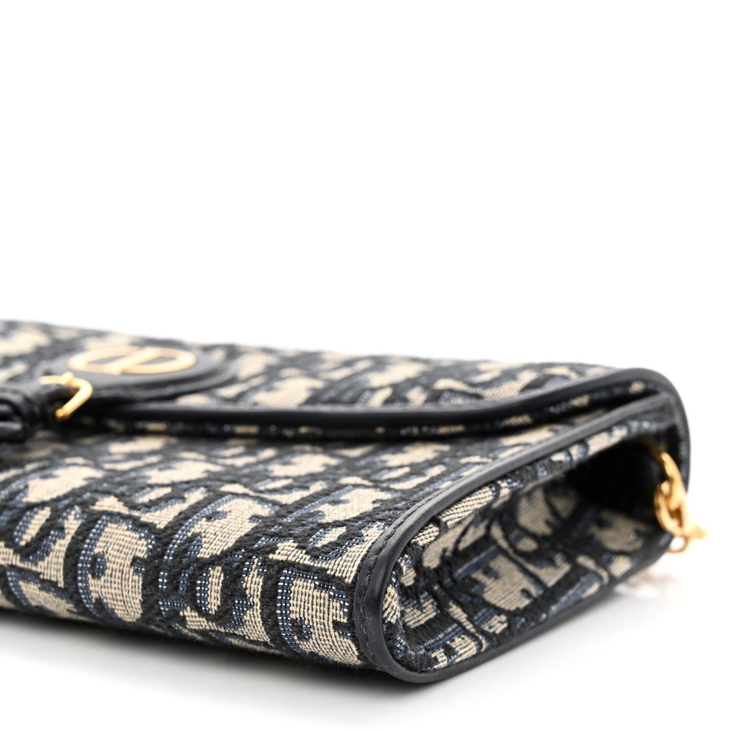 Christian Dior Oblique Bobby East West Pouch With Chain Blue 12 of 14