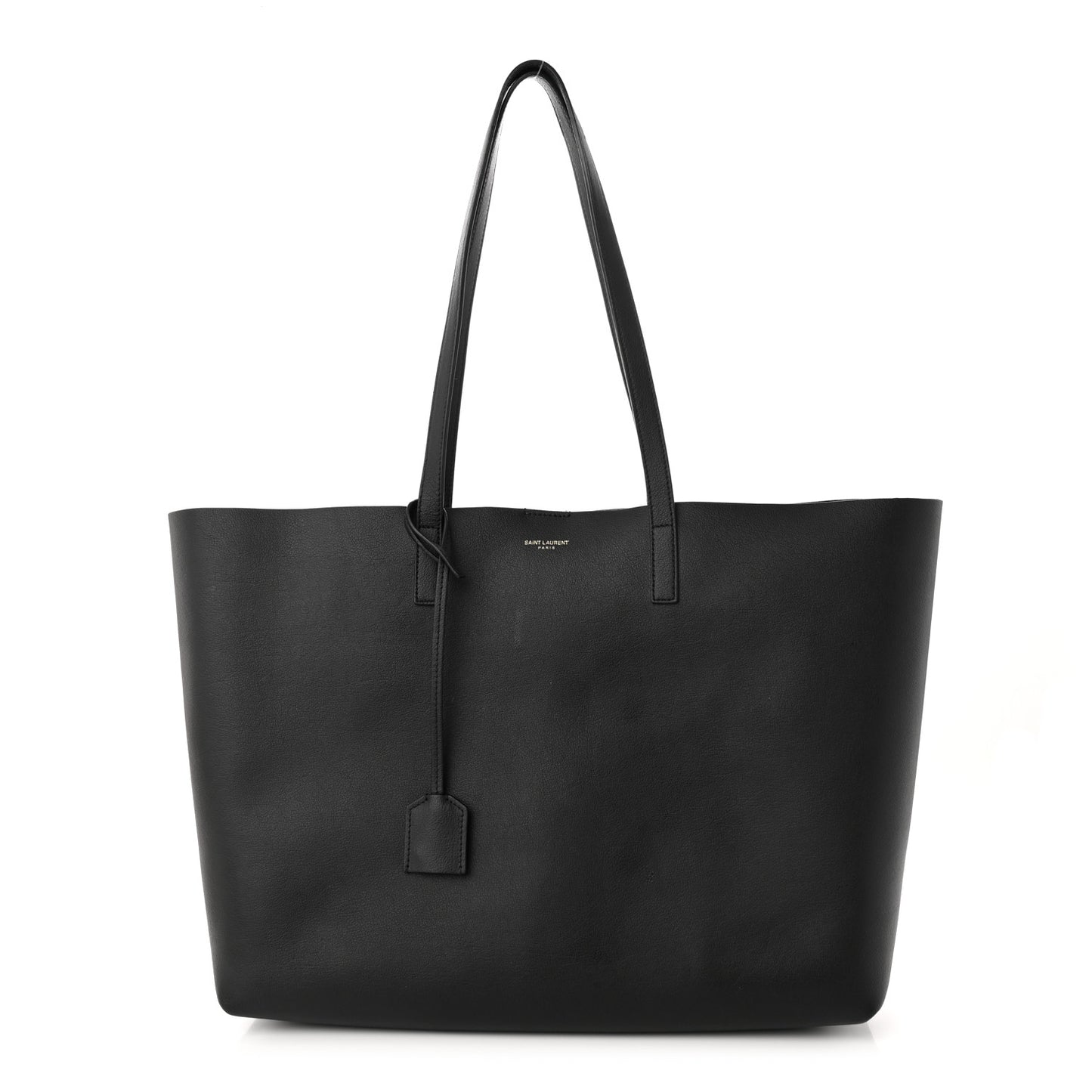 Calfskin Large Shopping Tote Black