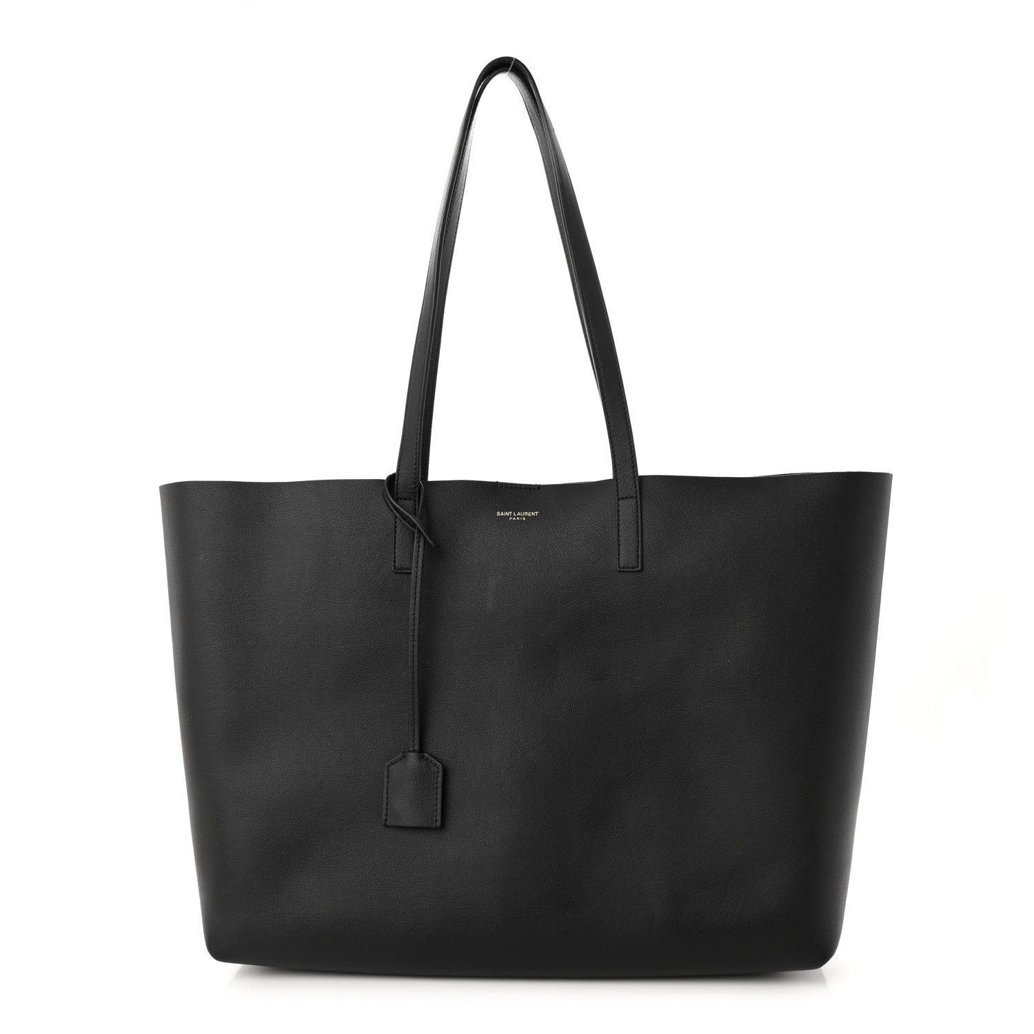 Saint Laurent Calfskin Large Shopping Tote Black 3 of 16