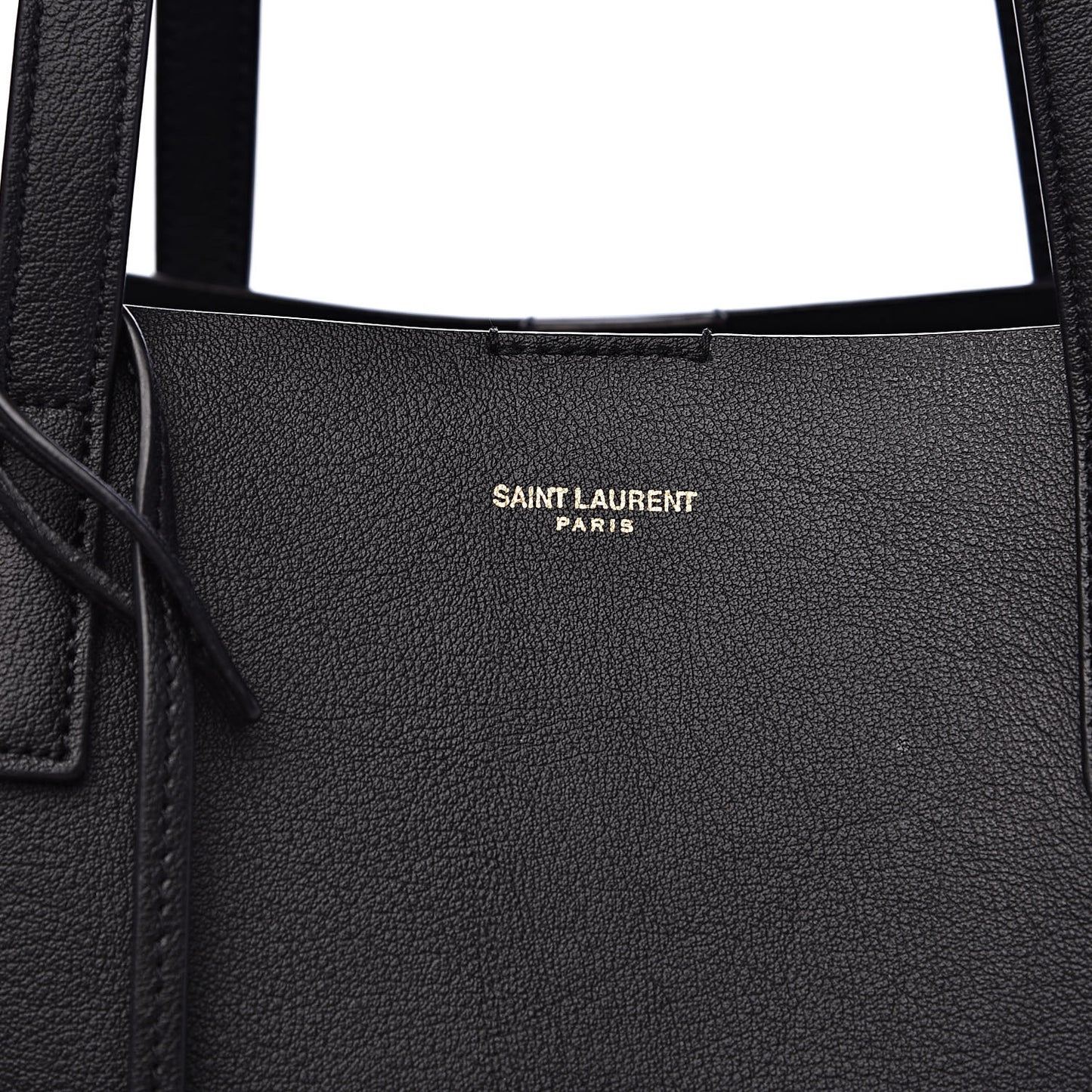 Calfskin Large Shopping Tote Black