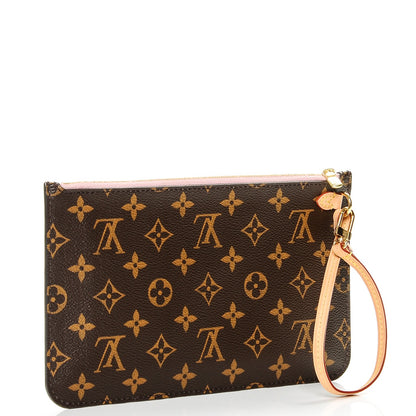 Louis Vuitton Monogram Neverfull MM GM Pochette Rose Ballerine 3 of 6