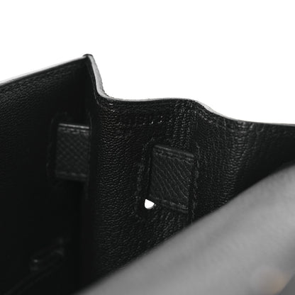Hermes Epsom Kelly Sellier 28 Black 12 of 16