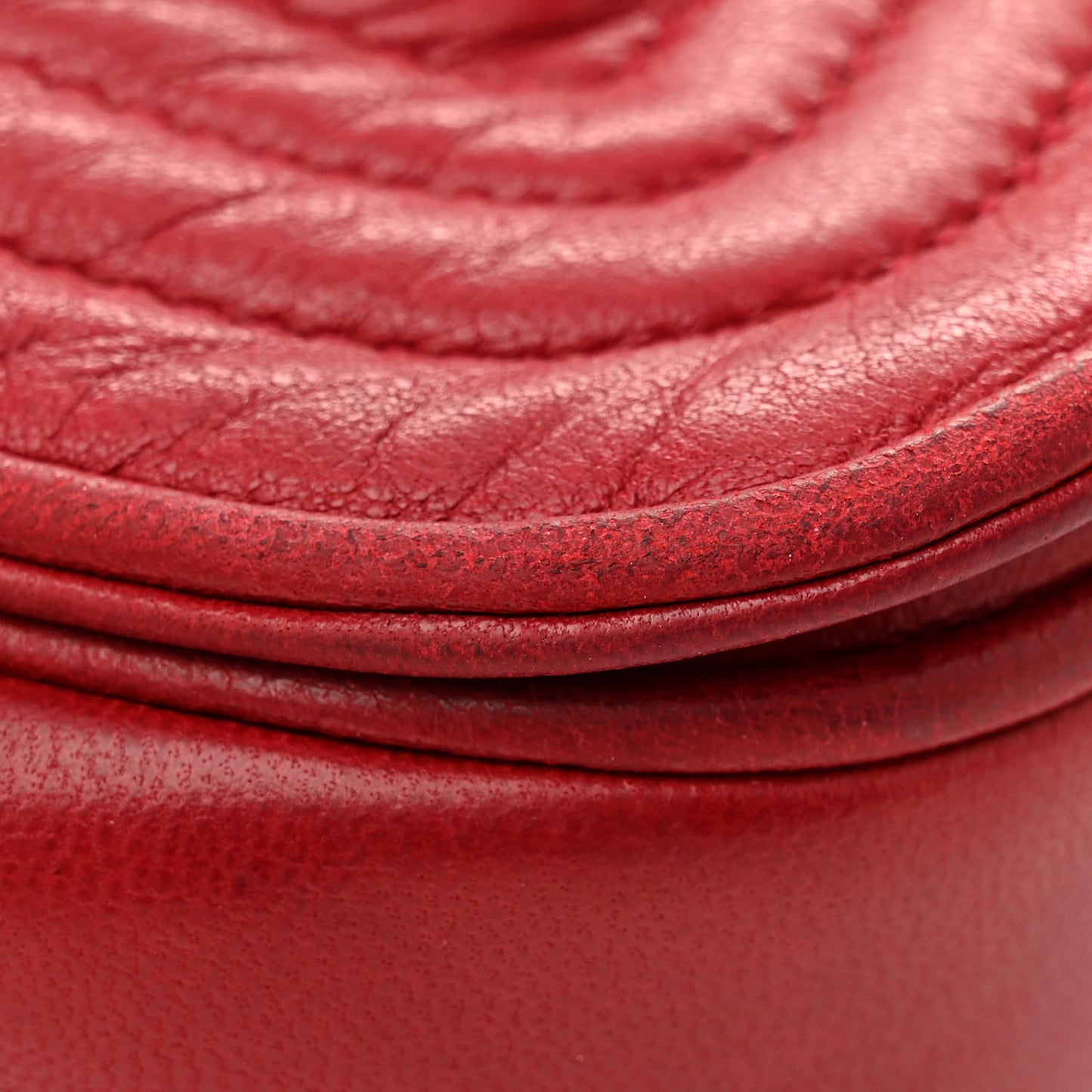 Lambskin Mini CC Timeless Flap Red