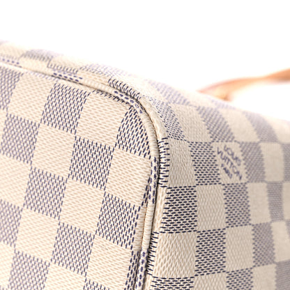 Louis Vuitton Damier Azur Neo Neverfull MM Rose Ballerine 12 of 30
