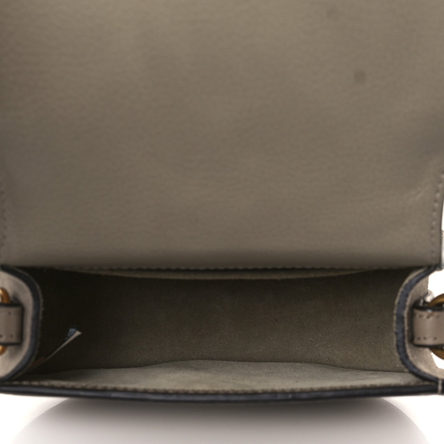 Chloe Calfskin Suede Small Nile Bracelet Bag Motty Grey 4 of 9