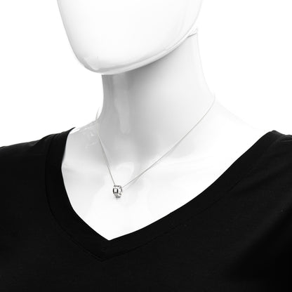 Tiffany Sterling Silver Atlas Open Pendant Necklace 2 of 6