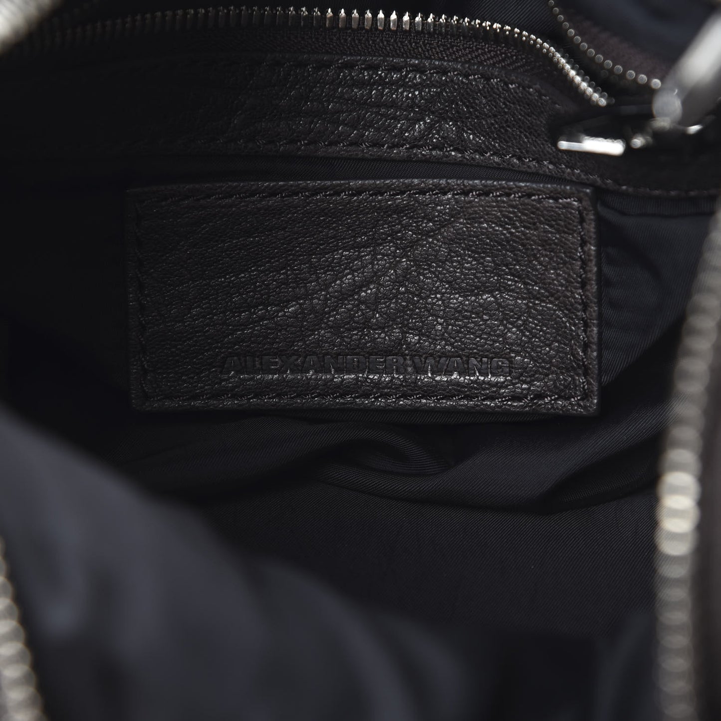 Pebbled Lambskin Rocco Brown Rhodium Hardware