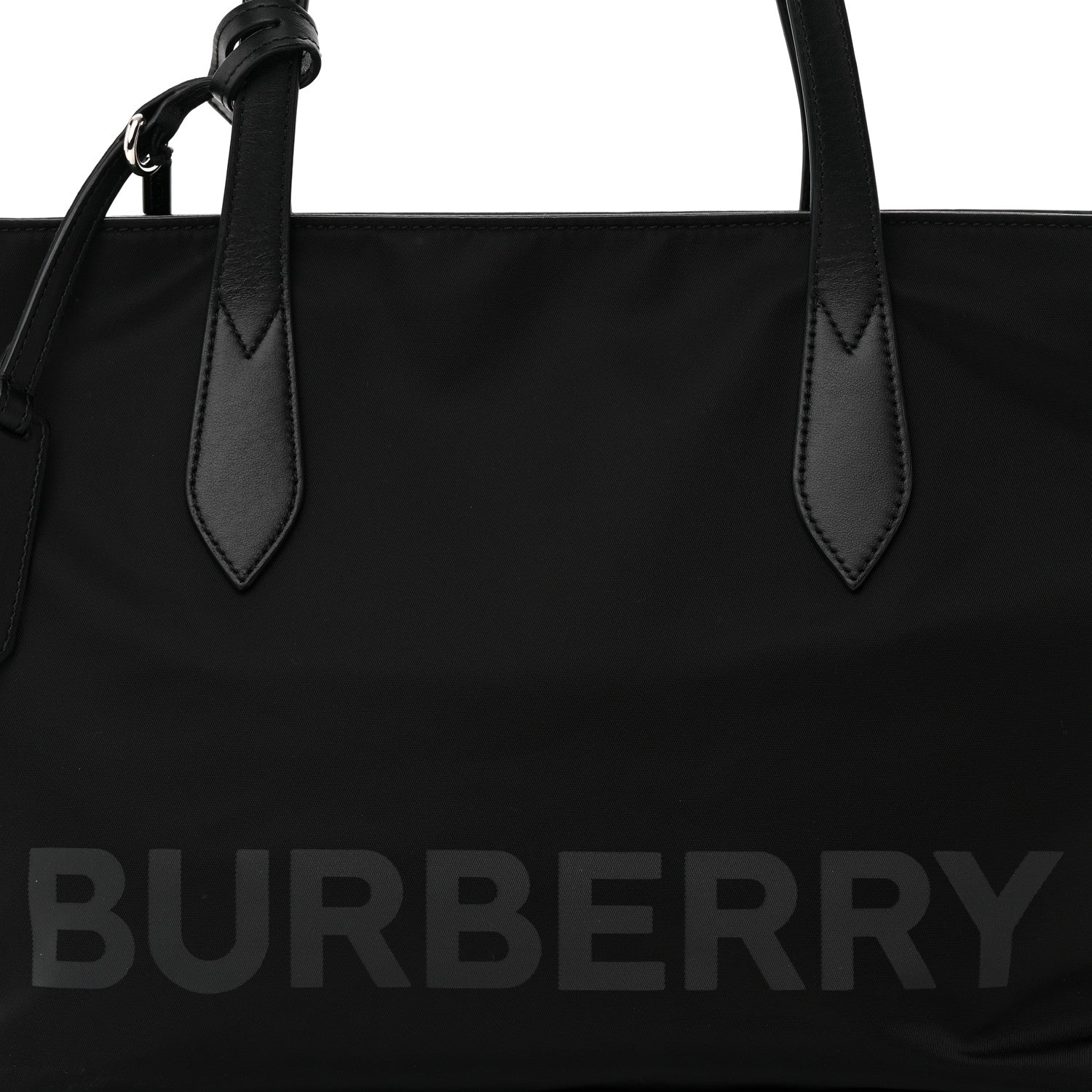 Burberry Nylon Logo Small Ardwell Tote Black 9 of 13