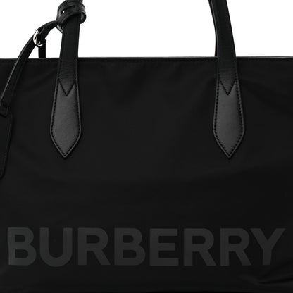 Burberry Nylon Logo Small Ardwell Tote Black 9 of 13