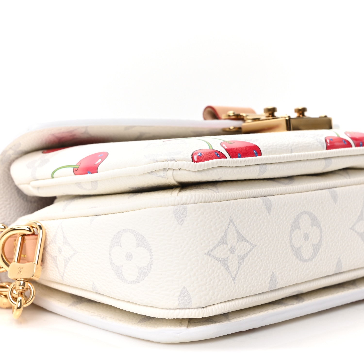 Louis Vuitton LV X TM Monogram Cerises Pochette Metis East West White 8 of 10