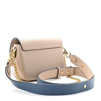 Louis Vuitton Grained Calfskin Lockme Tender Greige 3 of 9
