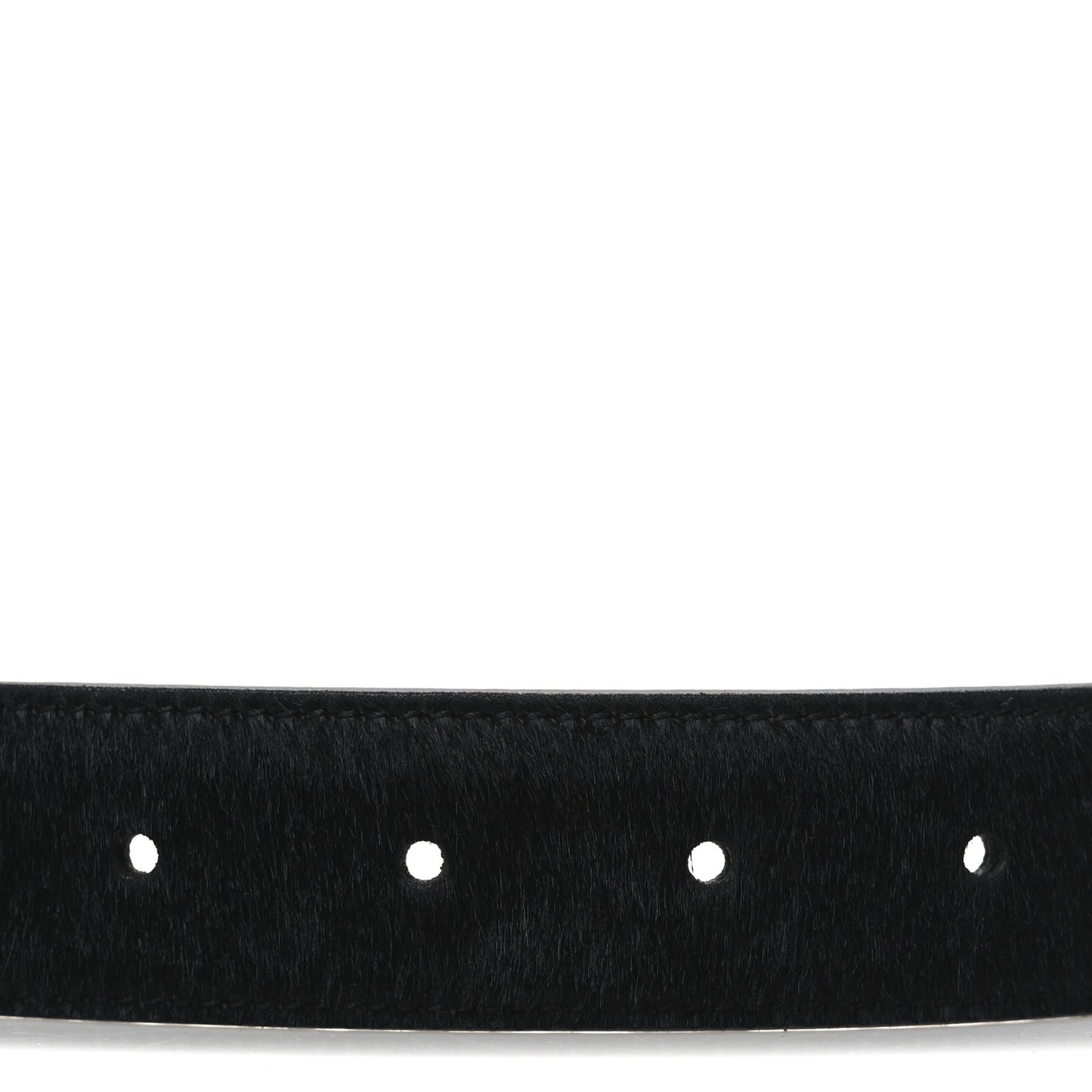 Pony Hair Heart Belt 75/30 Black