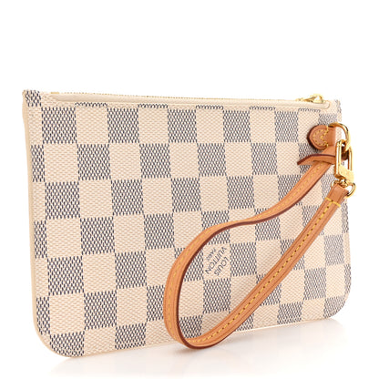 Louis Vuitton Damier Azur Neverfull PM Pochette 3 of 11