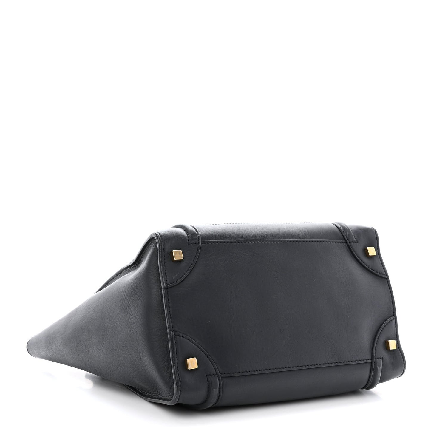 Smooth Calfskin Mini Luggage Navy Blue