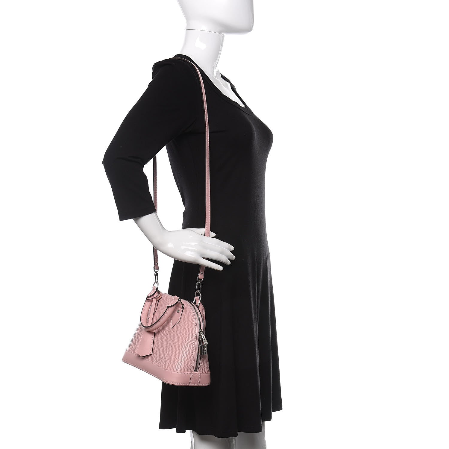 Louis Vuitton Epi Alma BB Rose Ballerine 2 of 10
