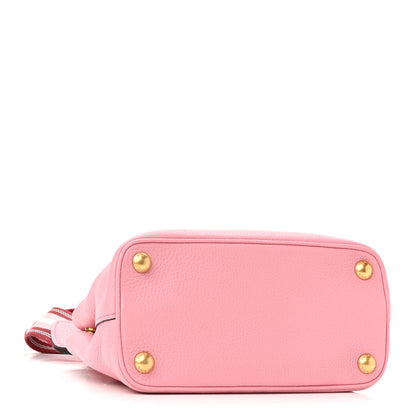 Prada Vitello Daino Dual Strap Open Tote Petalo 4 of 9