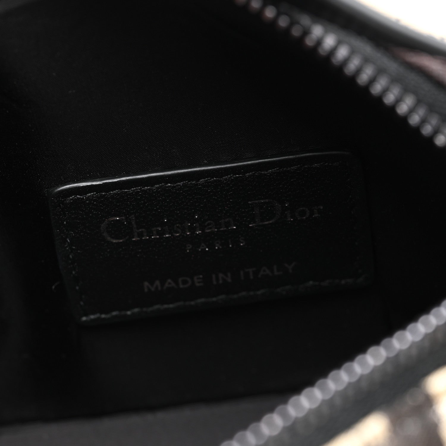 Christian Dior Canvas Mizza Embroidered Leopard DiorTravel Nomad Pouch Beige 6 of 9