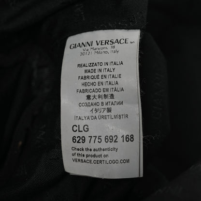 Versace Nylon Goatskin Studded Palazzo Medusa Backpack Black 8 of 21