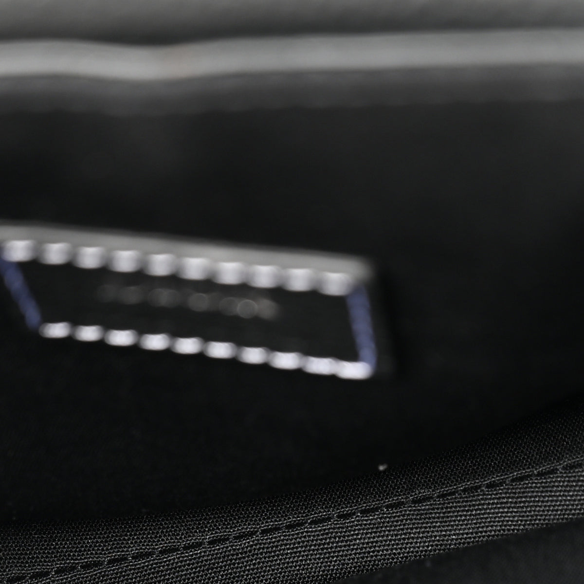 Christian Dior X KAWS Grained Calfskin Saddle Pouch Black 4 of 8