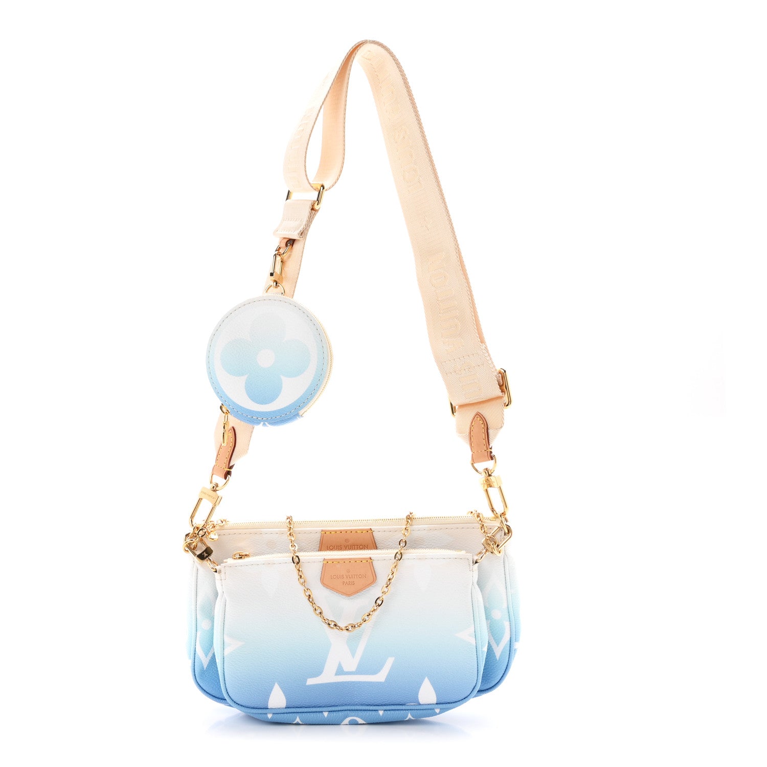 Louis Vuitton Monogram Giant By The Pool Multi Pochette Accessories Blue 1 of 10