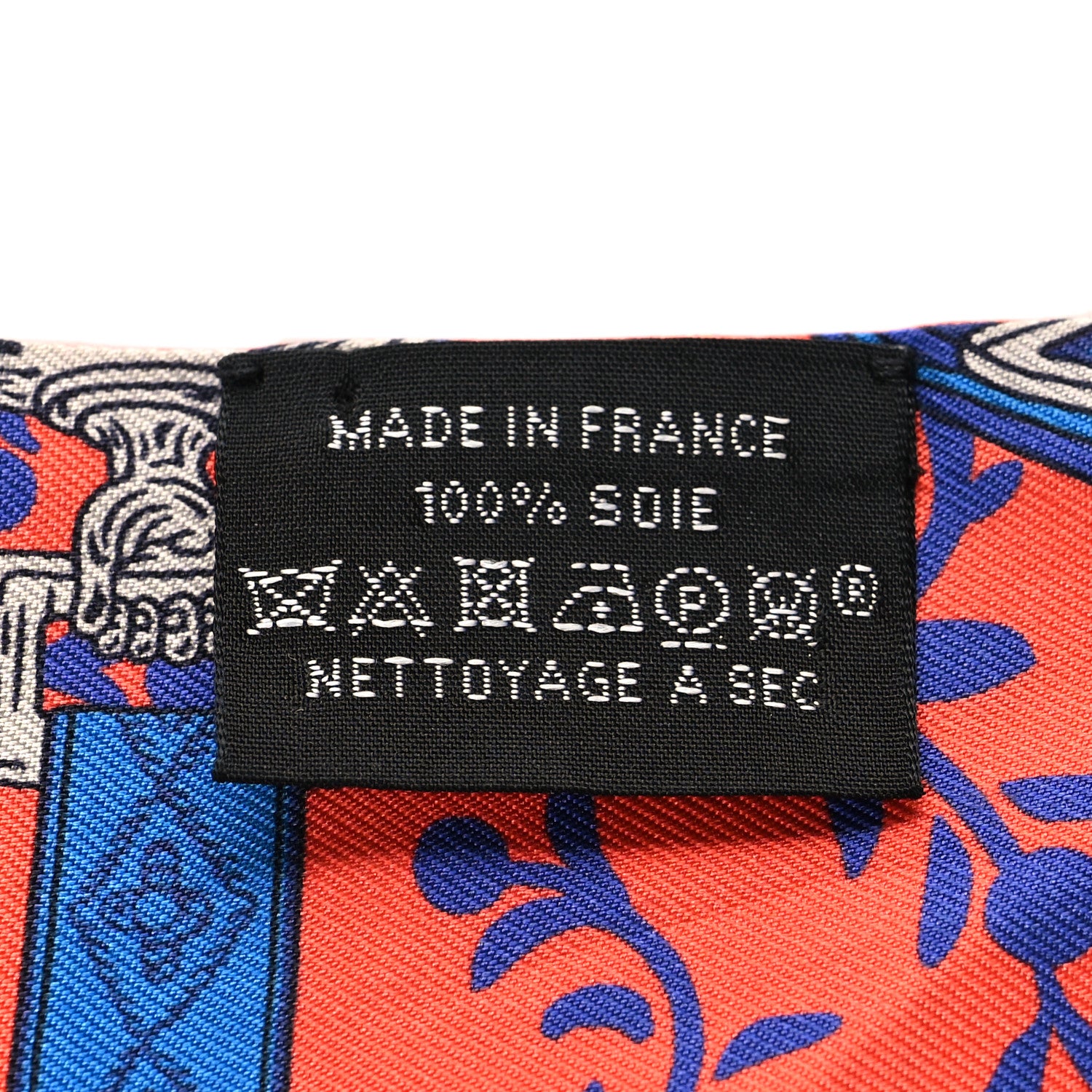 Hermes Silk Etriers Remix Twilly Vermillion Bleu Roy 3 of 4