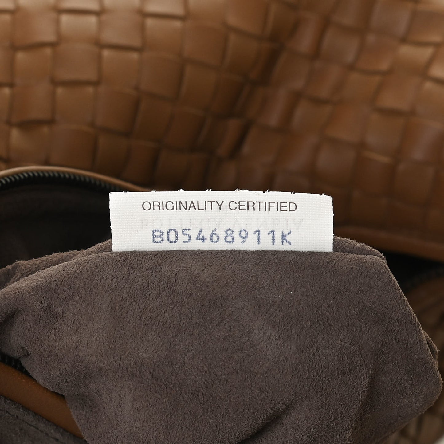 Nappa Intrecciato Large Veneta Hobo Camel
