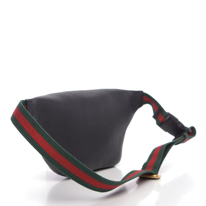 Gucci Grained Calfskin Small Logo Belt Bag Black 3 of 10