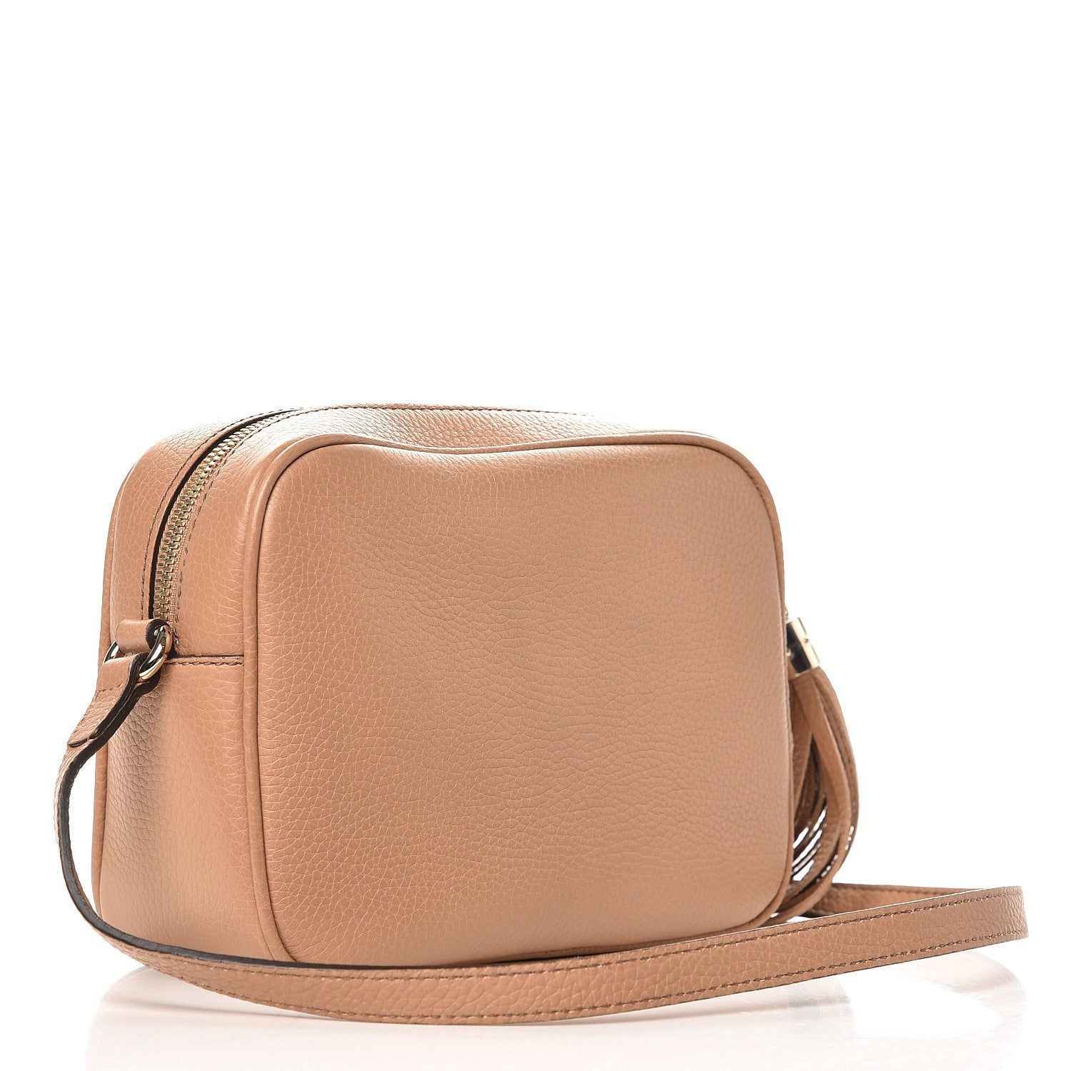 Gucci Pebbled Calfskin Small Soho Disco Bag Rose Beige 3 of 7