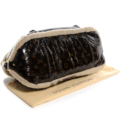 Louis Vuitton Patent Monogram Shearling Sac Thunder 4 of 8