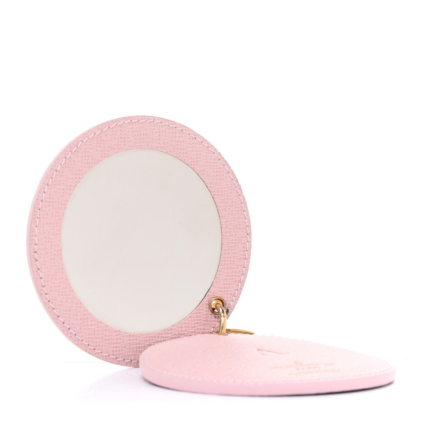 Monogram LV Mirror Bag Charm Key Holder Rose Ballerine