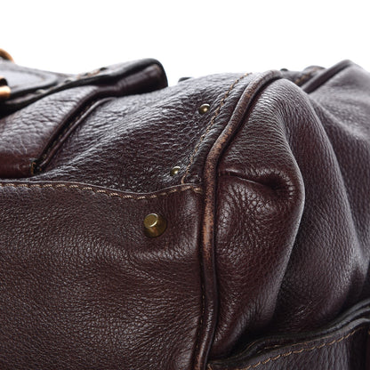 Chloe Calfskin Paddington Front Pocket Tote Chocolate 12 of 14