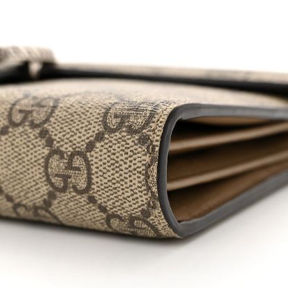 Gucci GG Supreme Monogram Mini Dionysus Chain Wallet Beige Taupe 10 of 13