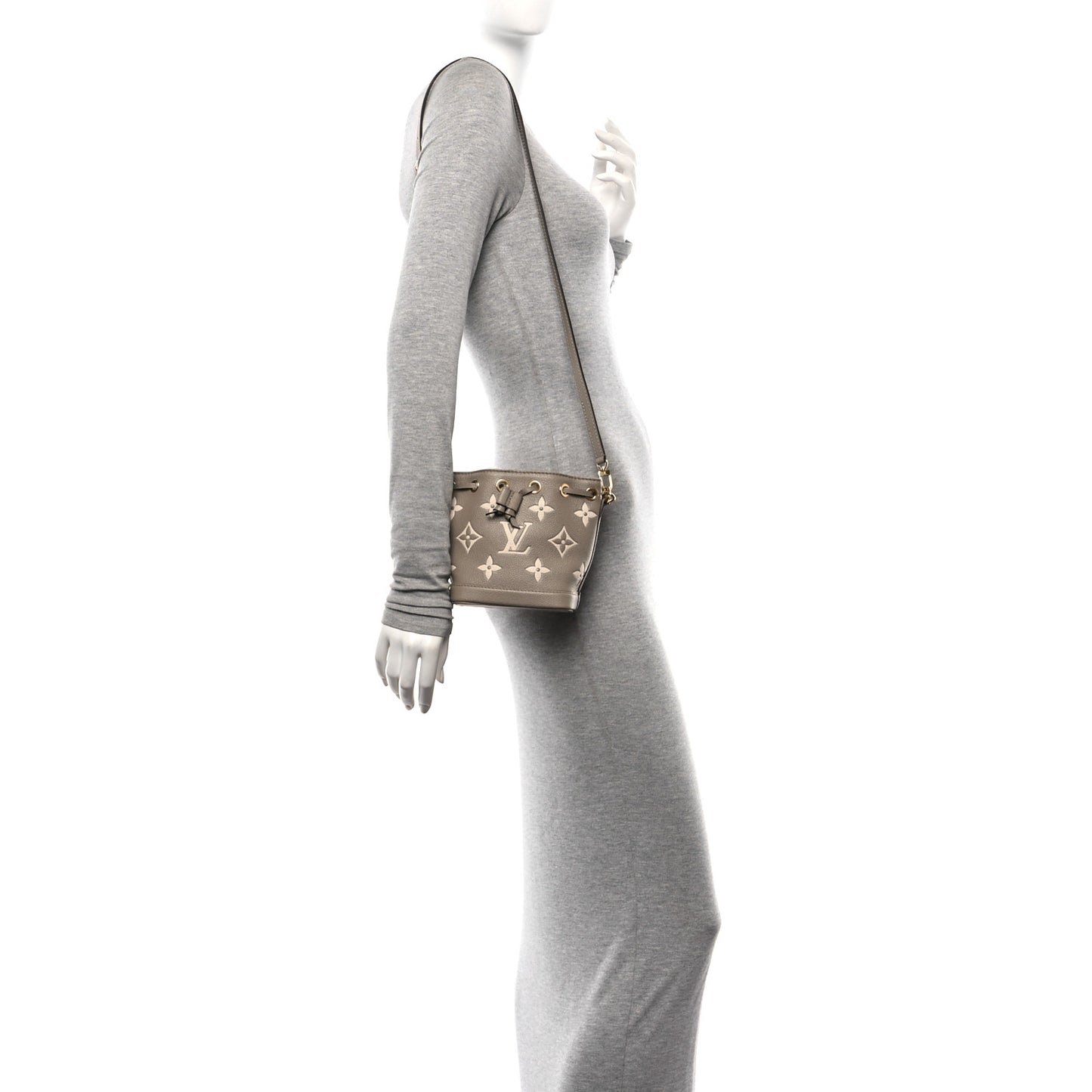 Empreinte Monogram Giant Nano Noe Tourterelle Creme