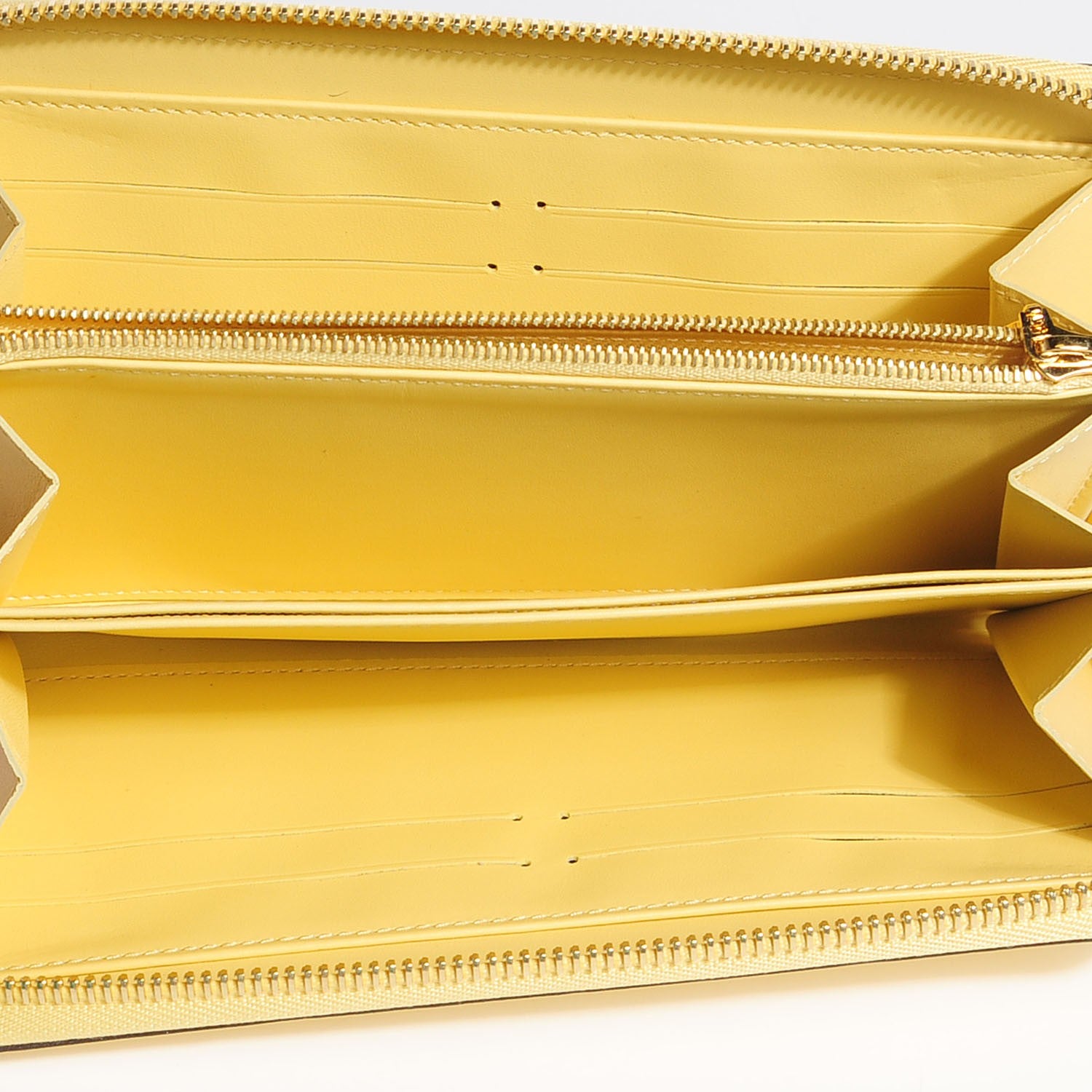 Louis Vuitton Vernis Zippy Wallet Citrine 5 of 7