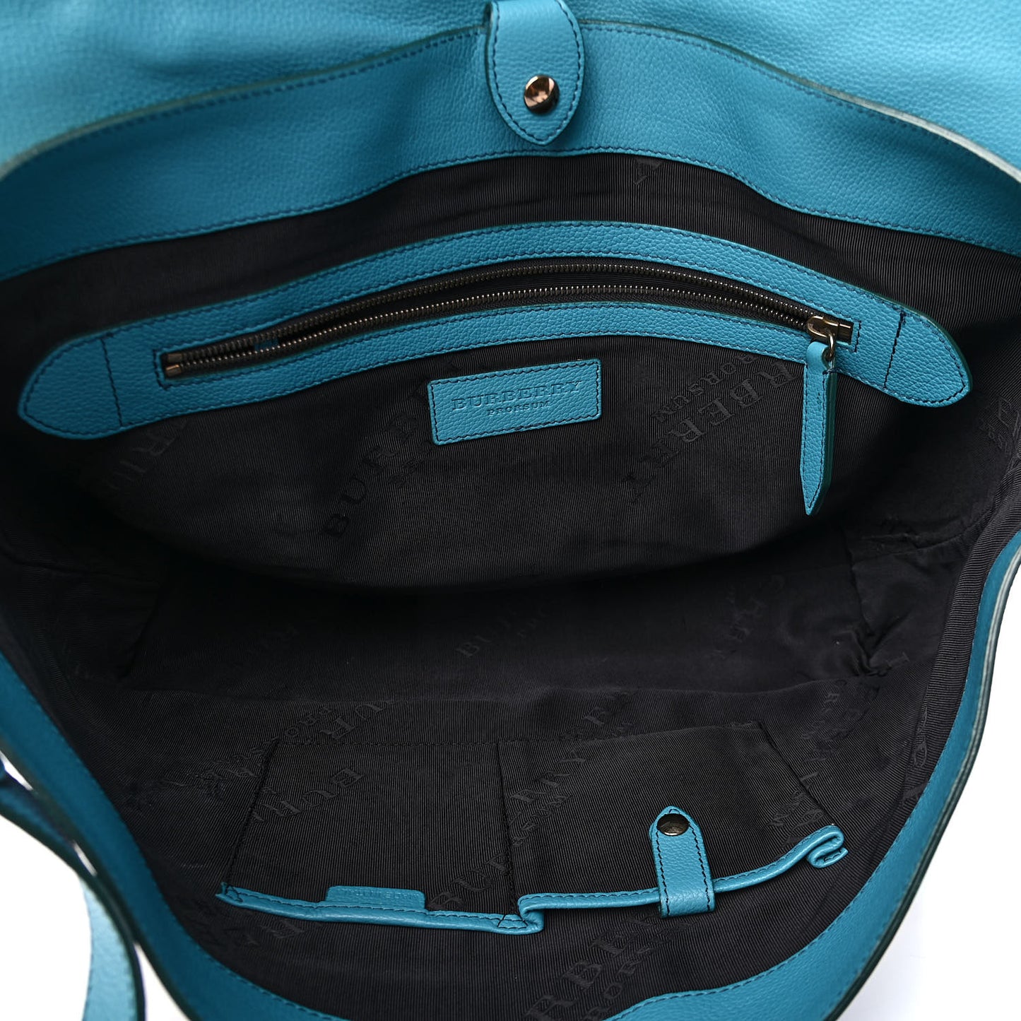 Calfskin Book Cover Print Every Day Satchel Blue