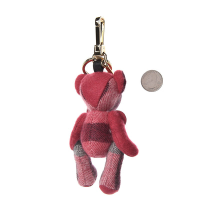 Burberry Cashmere Check Thomas Bear Charm Blush Pink 2 of 2