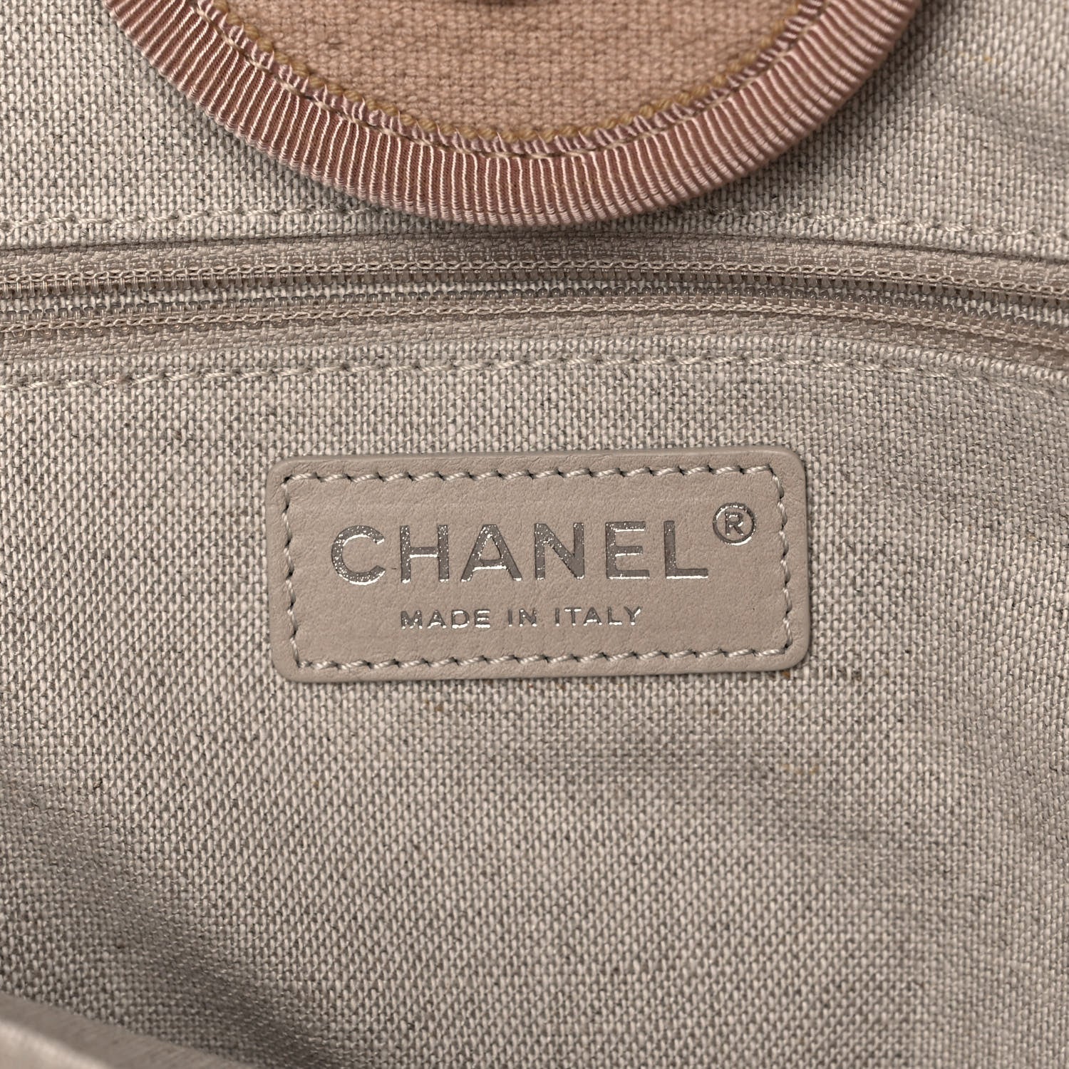 Chanel Mixed Fibers Deauville Tote Beige 5 of 12