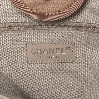 Chanel Mixed Fibers Deauville Tote Beige 5 of 12
