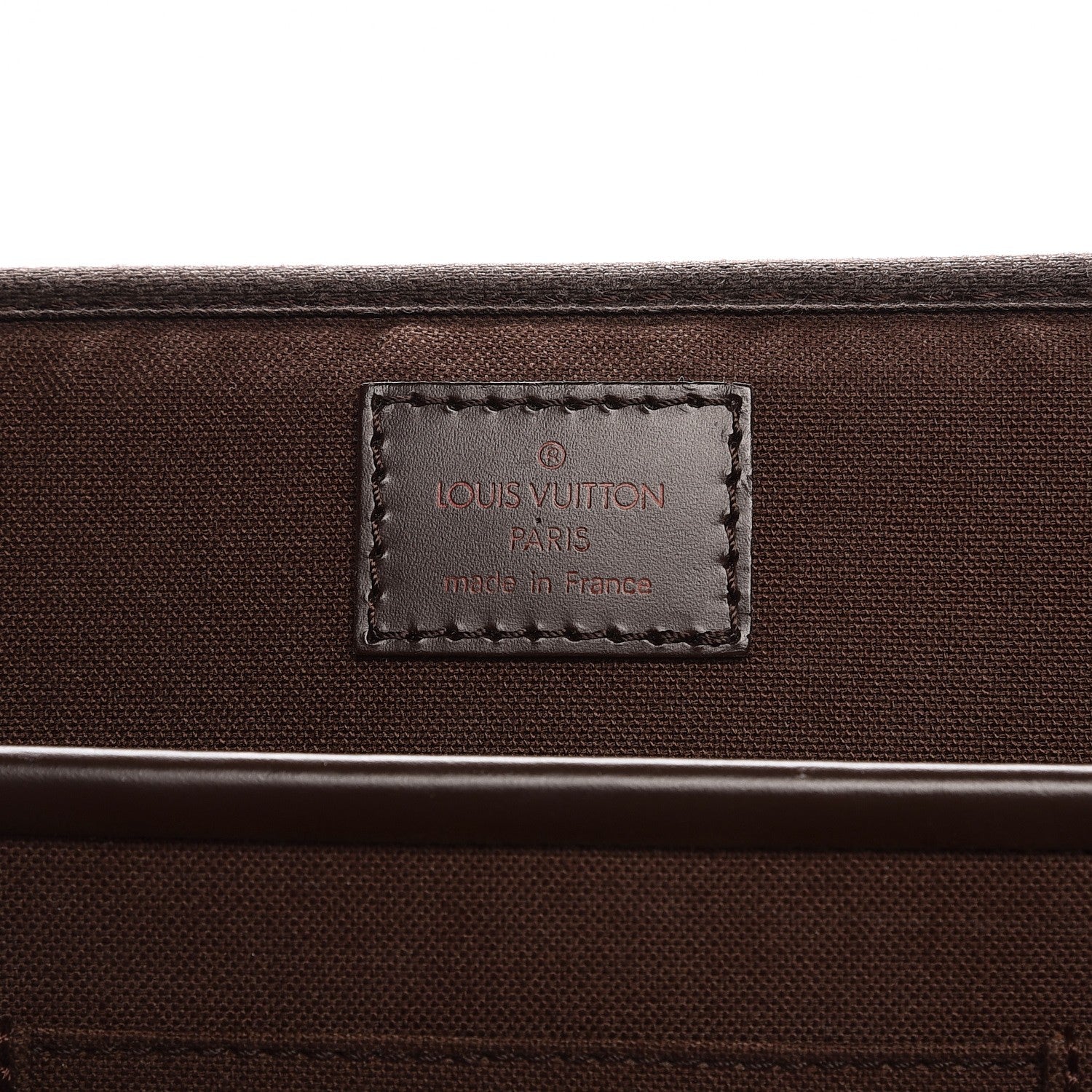 Louis Vuitton Damier Ebene Porte Ordinateur Sabana NM Computer Case 8 of 10