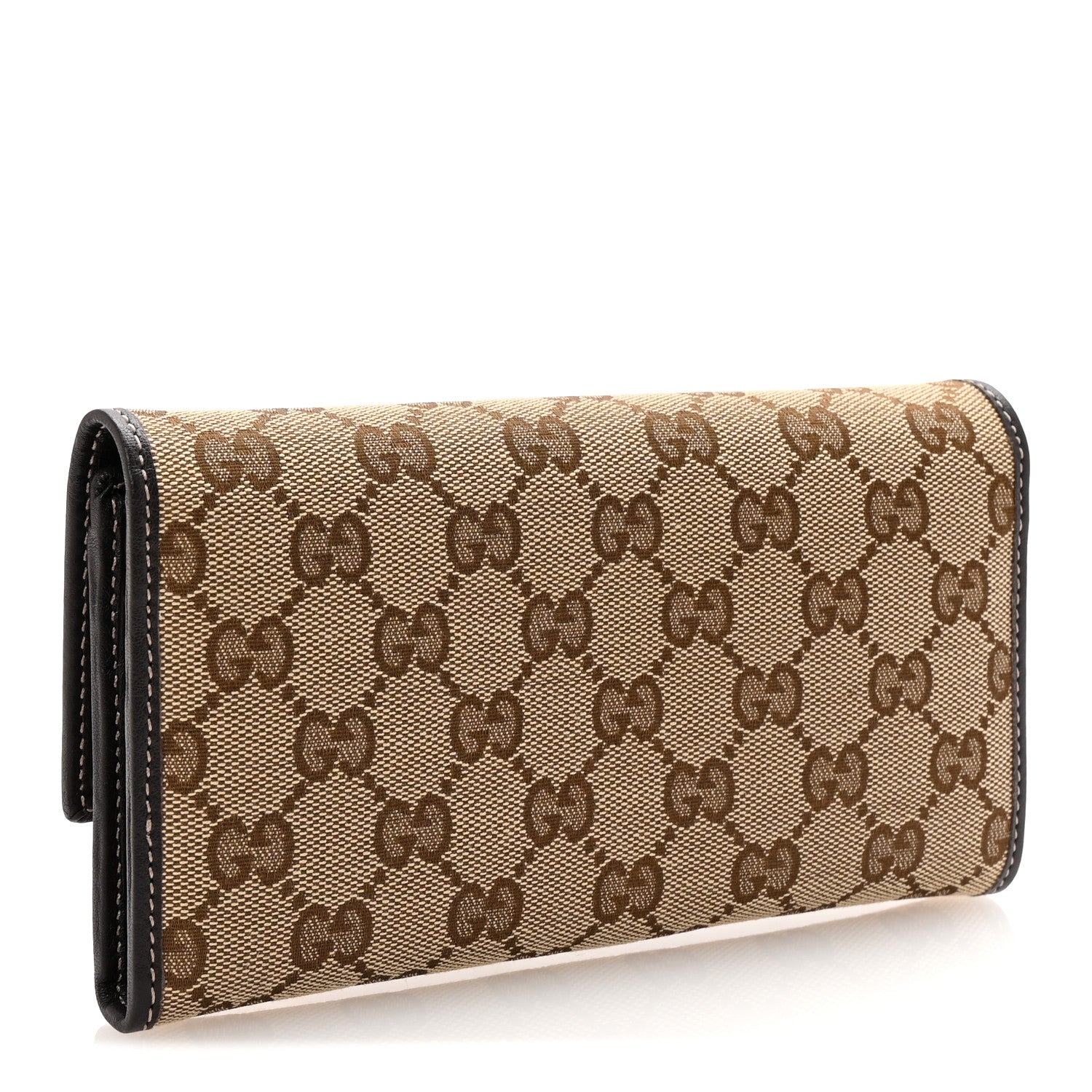 Gucci Monogram Lovely Heart Continental Wallet Brown 3 of 8