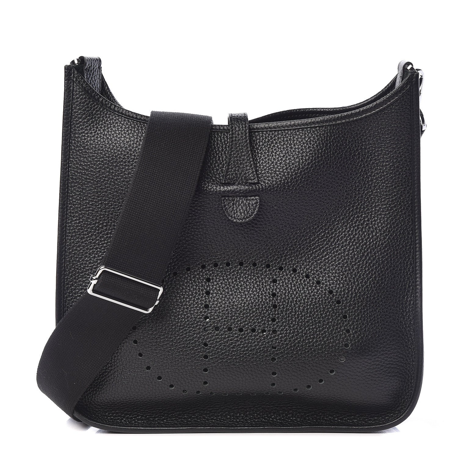 Hermes Taurillon Clemence Evelyne III PM Black 1 of 10