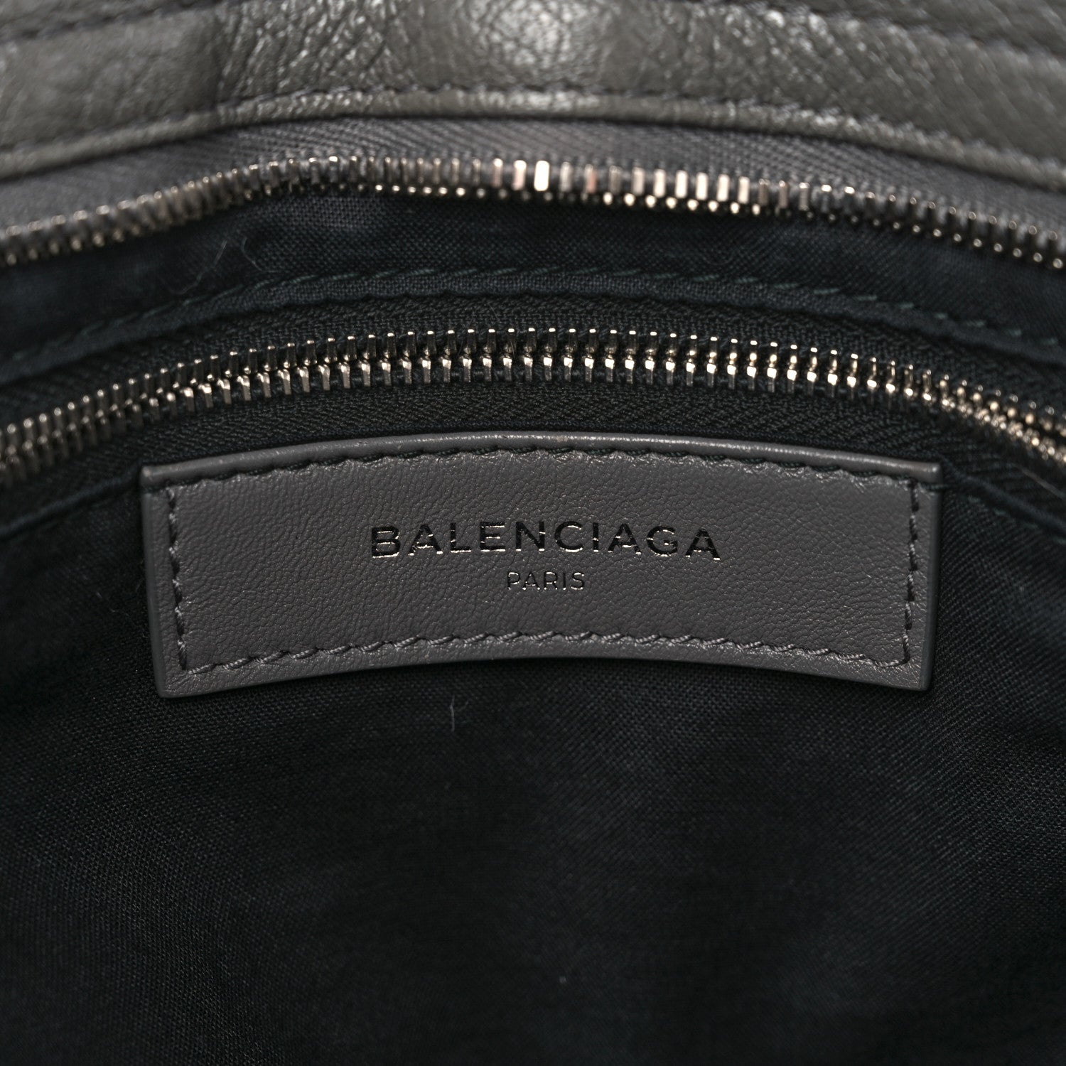 Balenciaga Chevre Silver Metallic Edge Hardware City Gris Acier 7 of 16