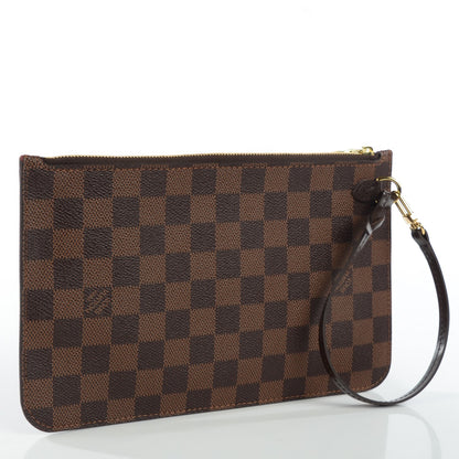 Louis Vuitton Damier Ebene Neverfull MM GM Pochette 3 of 8