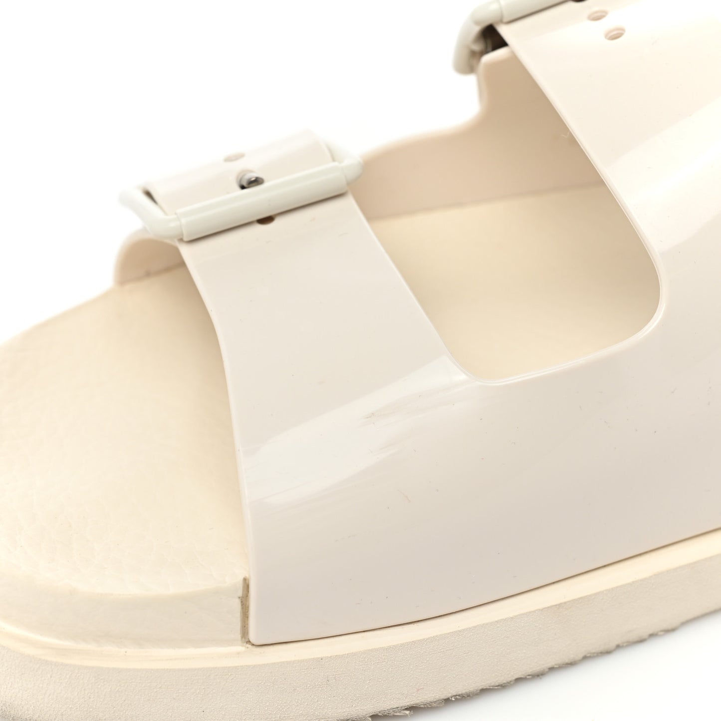 Rubber Mini Double G Womens Isla Dad Sandals 38 Dusty White