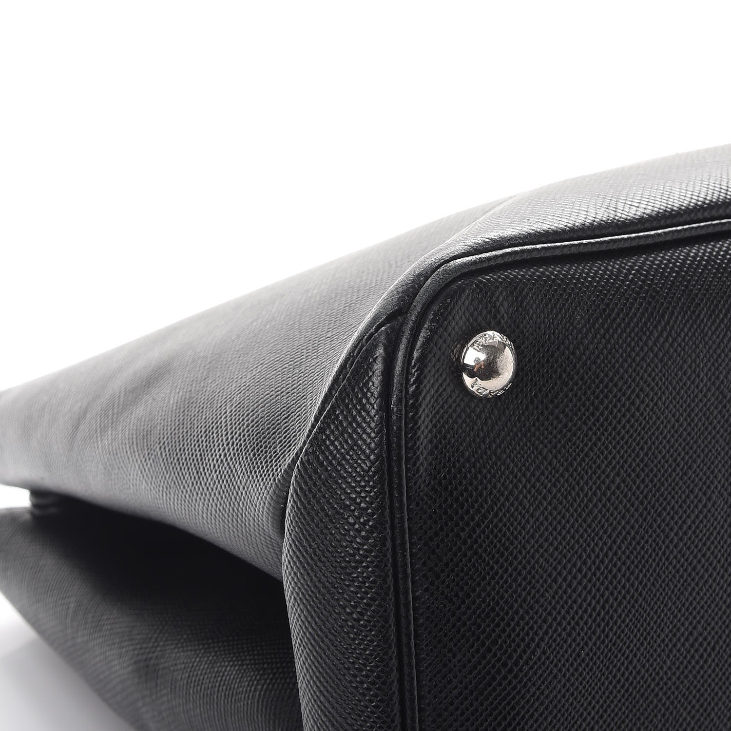 Prada Saffiano Cuir Twin Tote Nero Black 13 of 17