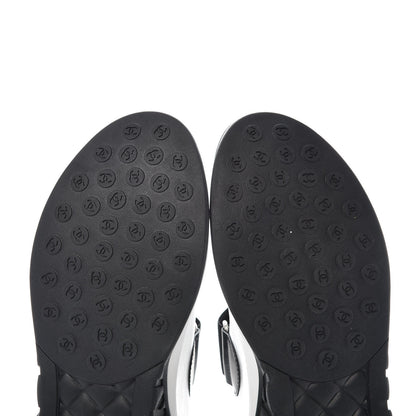 Chanel Mesh Lycra CC Sneakers 39.5 Black 6 of 7