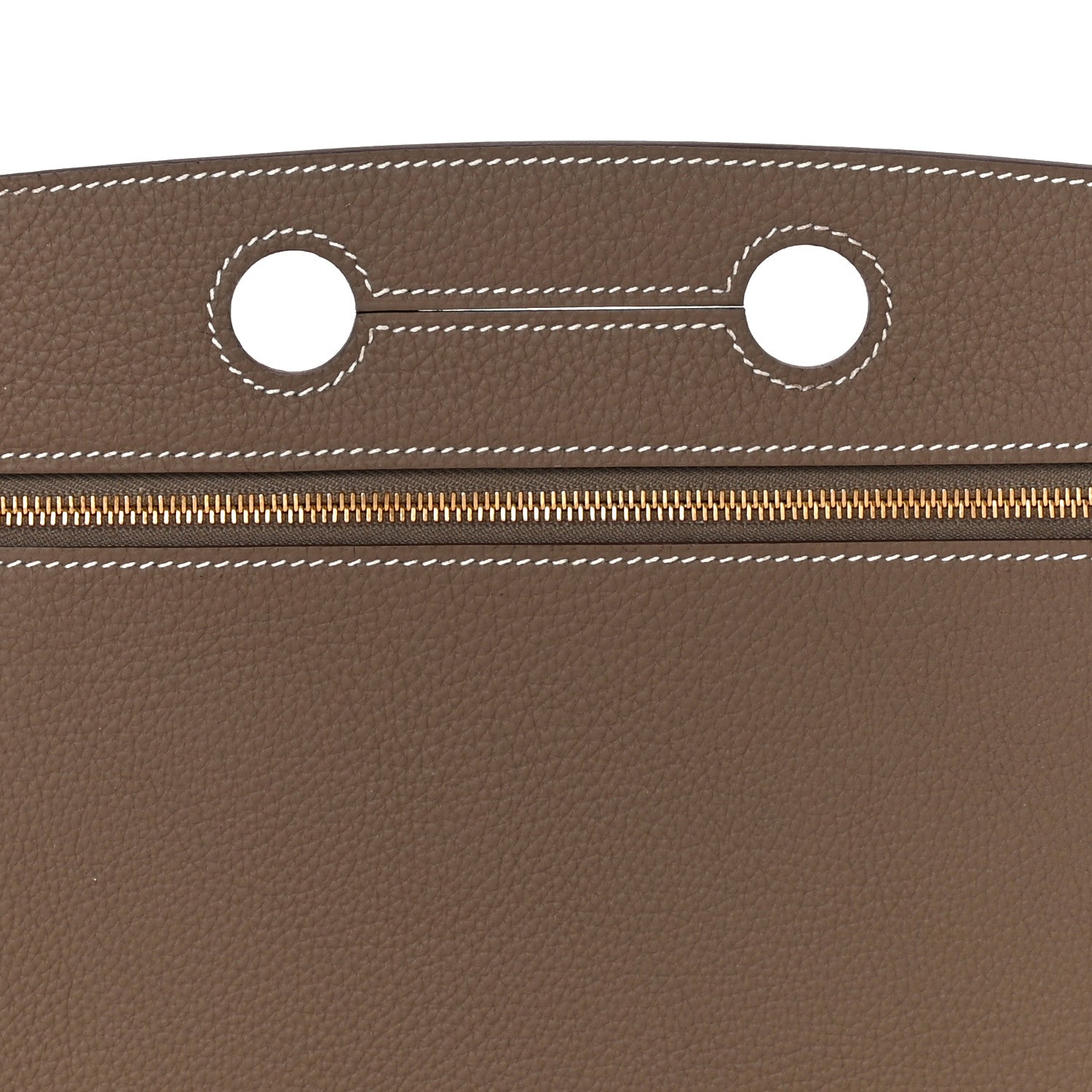 Hermes Togo Backpocket Pouch 30 Etoupe 7 of 10