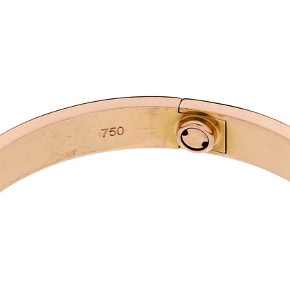Cartier 18K Pink Gold LOVE Bracelet 17 7 of 8