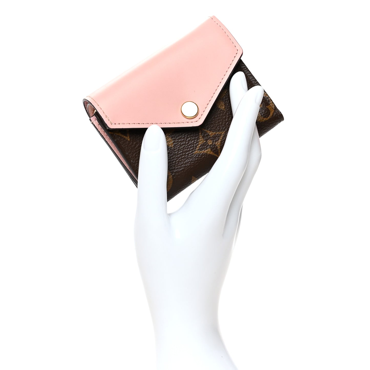 Monogram Zoe Wallet Rose Ballerine